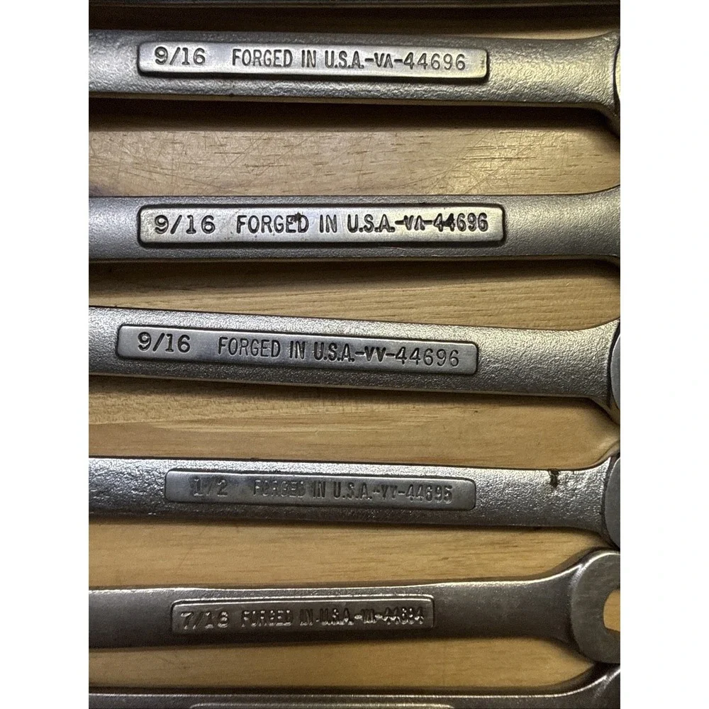 Lot of 11 Craftsman SAE Wrenches Not A Set Used V Series